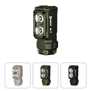 E7 1800 lúmenes Linterna de Cabeza Recargable con Sensor