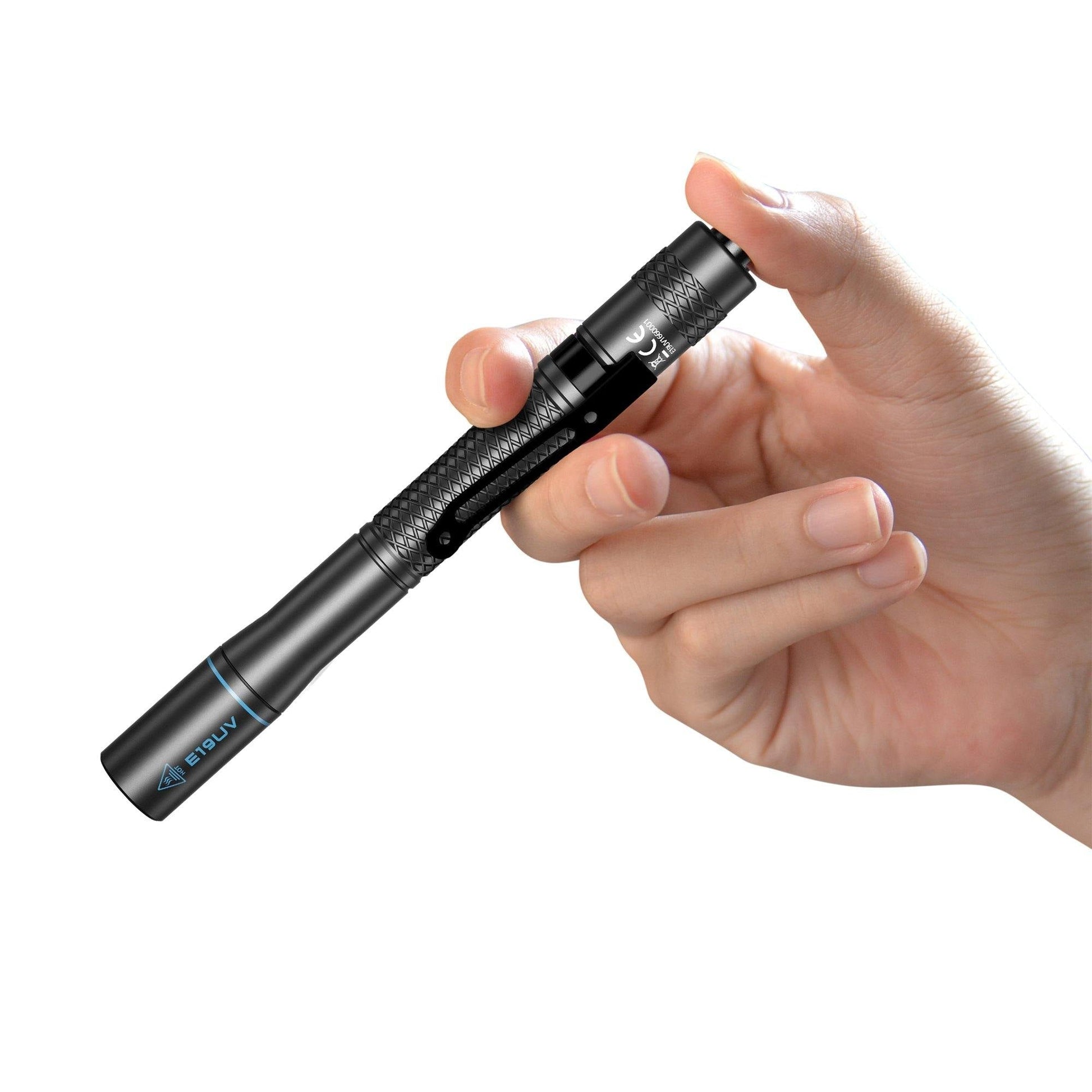 Wuben E19  UV LED Flashlight - Black-Tail Switch